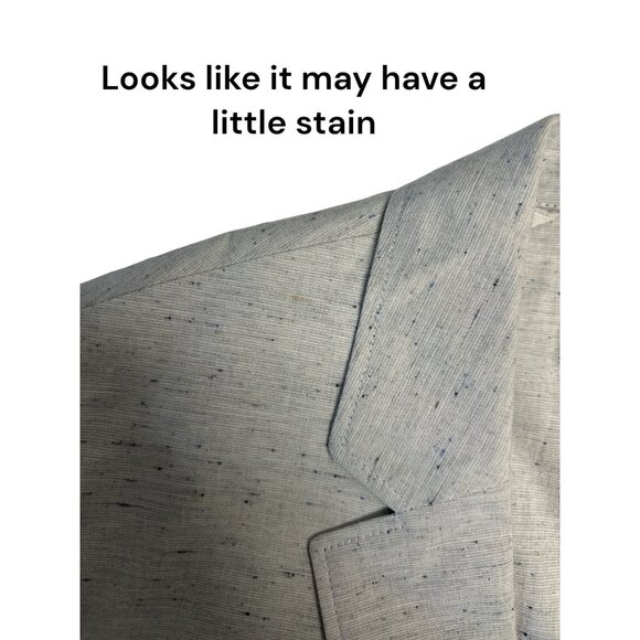 Hugo Boss Mens Light Gray Speckled Blazer Size 40 - Picture 14 of 14